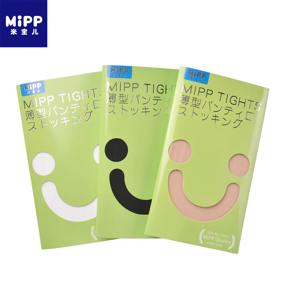 Брендовые летние новые детские чулки MIPP для девочек прозрачные Шелковые