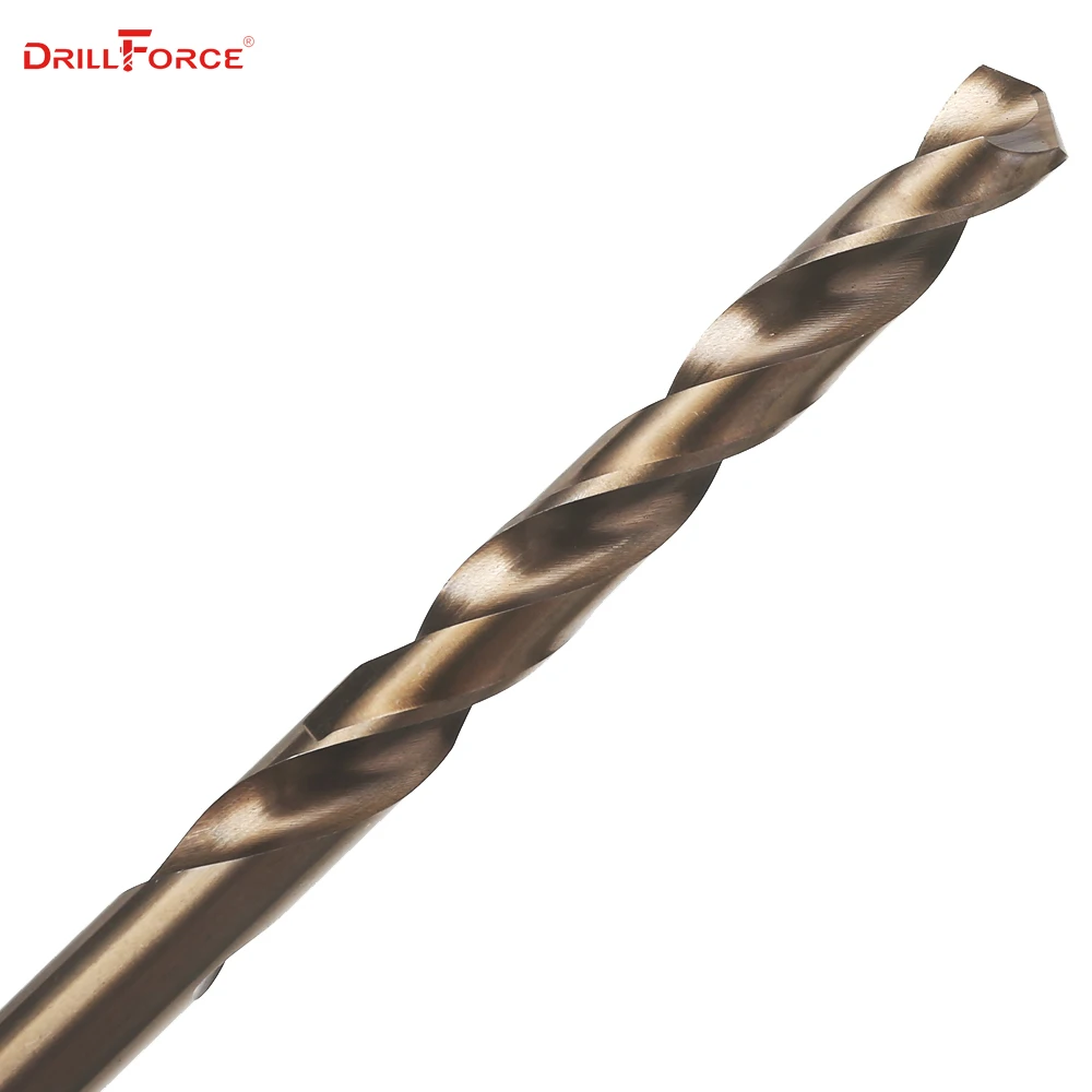 Сверло из кобальта DRILLFORCE 19 шт. HSS M35 набор сверл Из Закаленного металла и