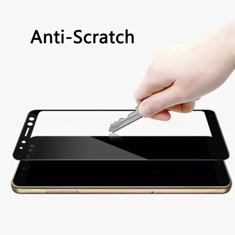 Чехол из закаленного стекла для Samsung A5 A6 A3 Plus A8 2018 2017 2016 Защитное стекло экрана Galaxy
