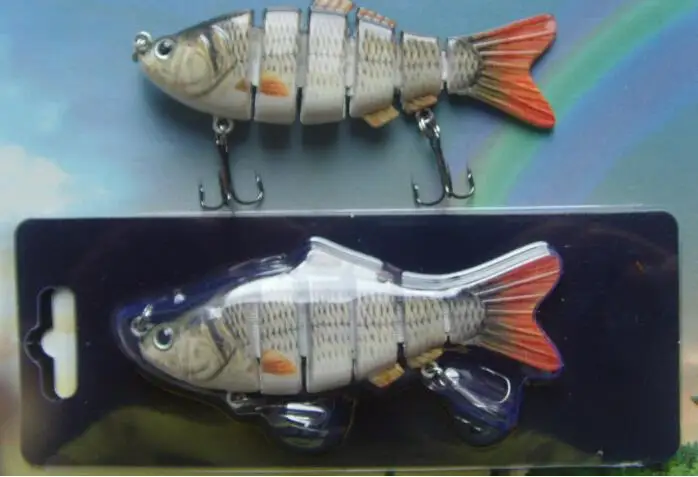 Комплект из 2 предметов новая плавающая приманка для рыбалки приманки 6 секций