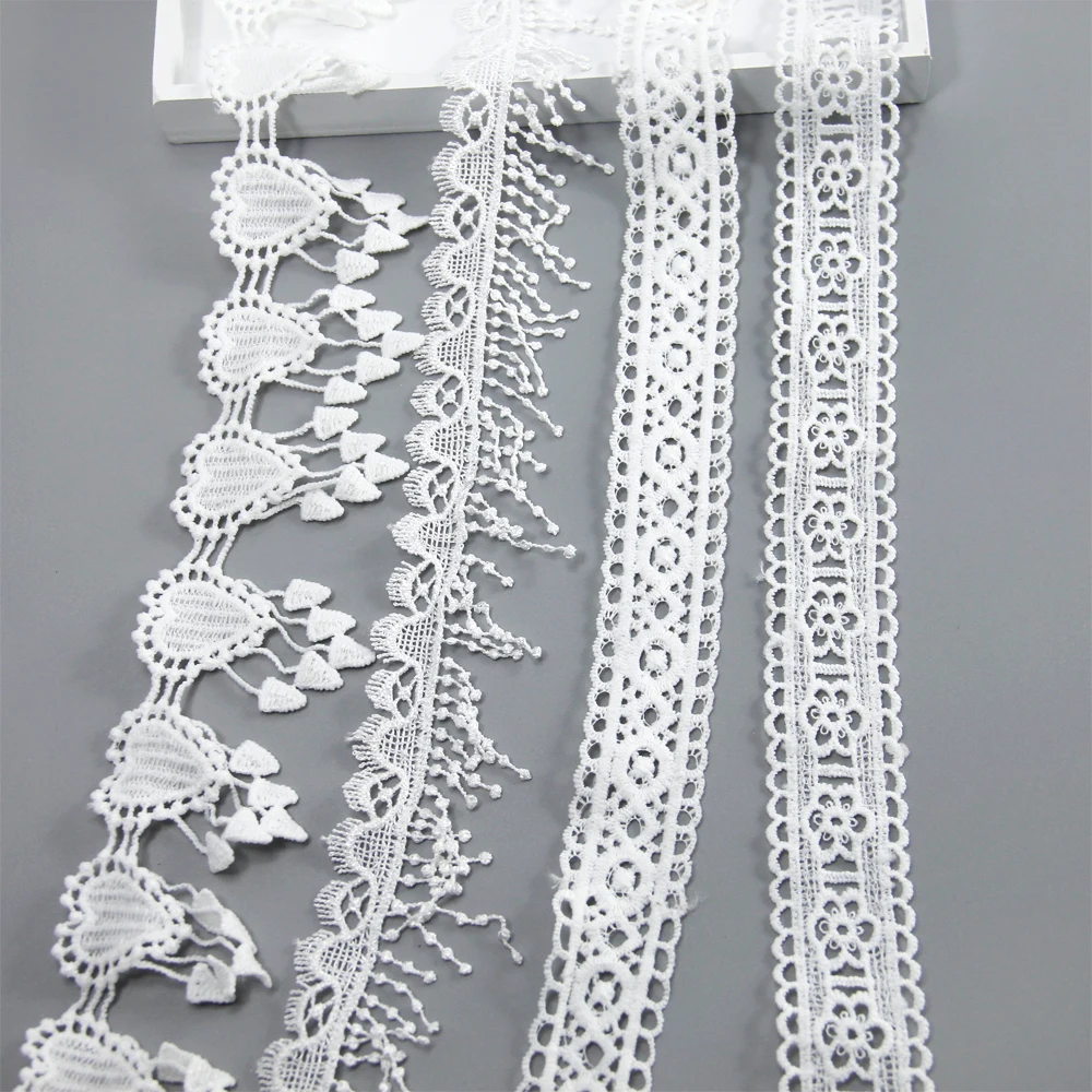 David аксессуары вышитая Цветочная Сетка кружевная лента 5 ярдов сделай сам