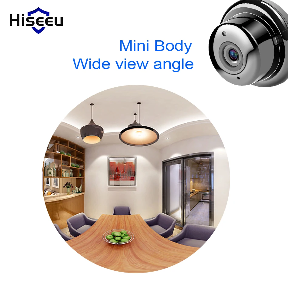 Мини беспроводной wi fi камера IP 720 P ночное видение видео для слежки за домашней