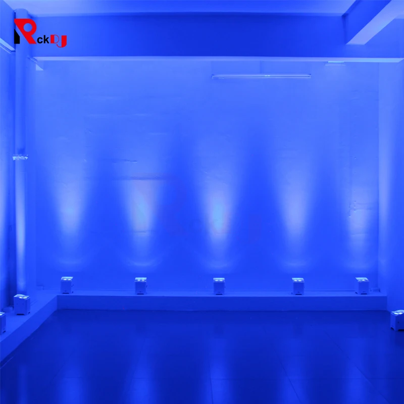 1pcs 4x18w RGBWA+UV 6in 1 LED Uplight Battery Wireless DMX &amp IR Remote Disco Light for Wedding and Stage | Освещение