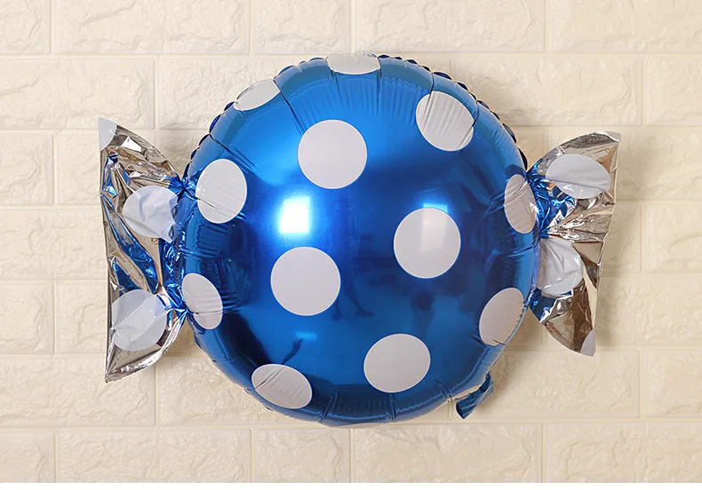 Милые фольгированные воздушные шары в горошек детский подарок на день рождения