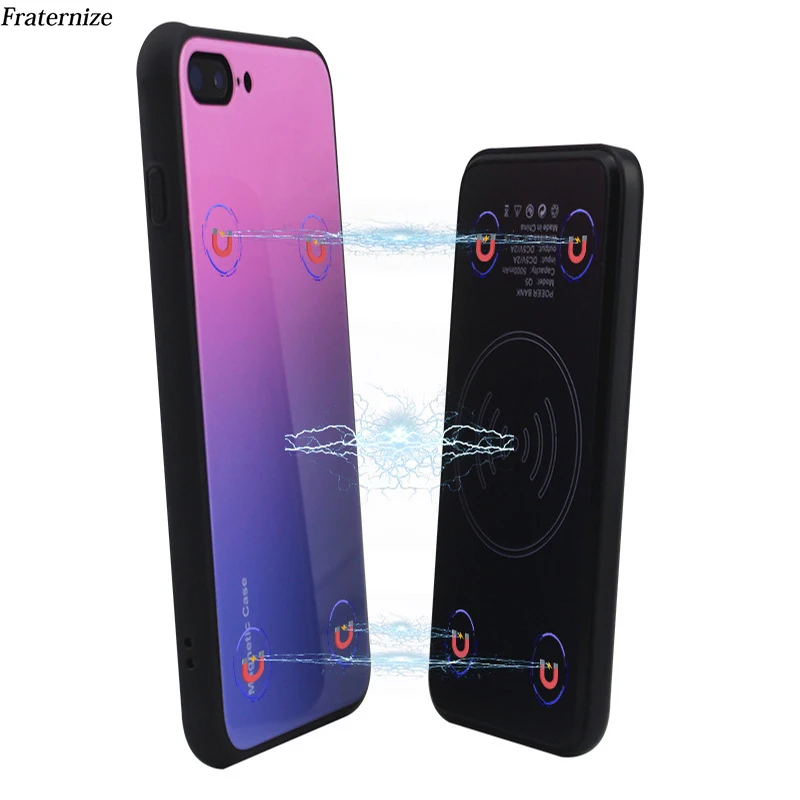 Тонкий Магнитный чехол для беспроводного зарядного устройства Xiaomi Mi Mix 3 внешний