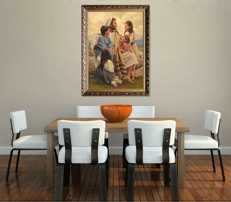 

HD Print Jesus Save Us Painting on canvas art print home deco wall art picture living room decor painting