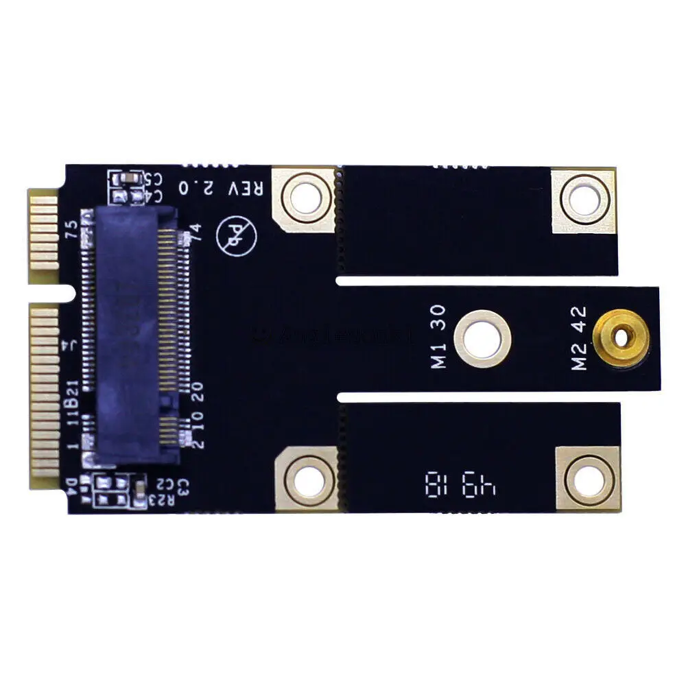 WWAN M.2 M2M NGFF B Ключ модуль к Мини PCI E адаптер карты конвертер Модуль для HUAWEI ME906 ME936