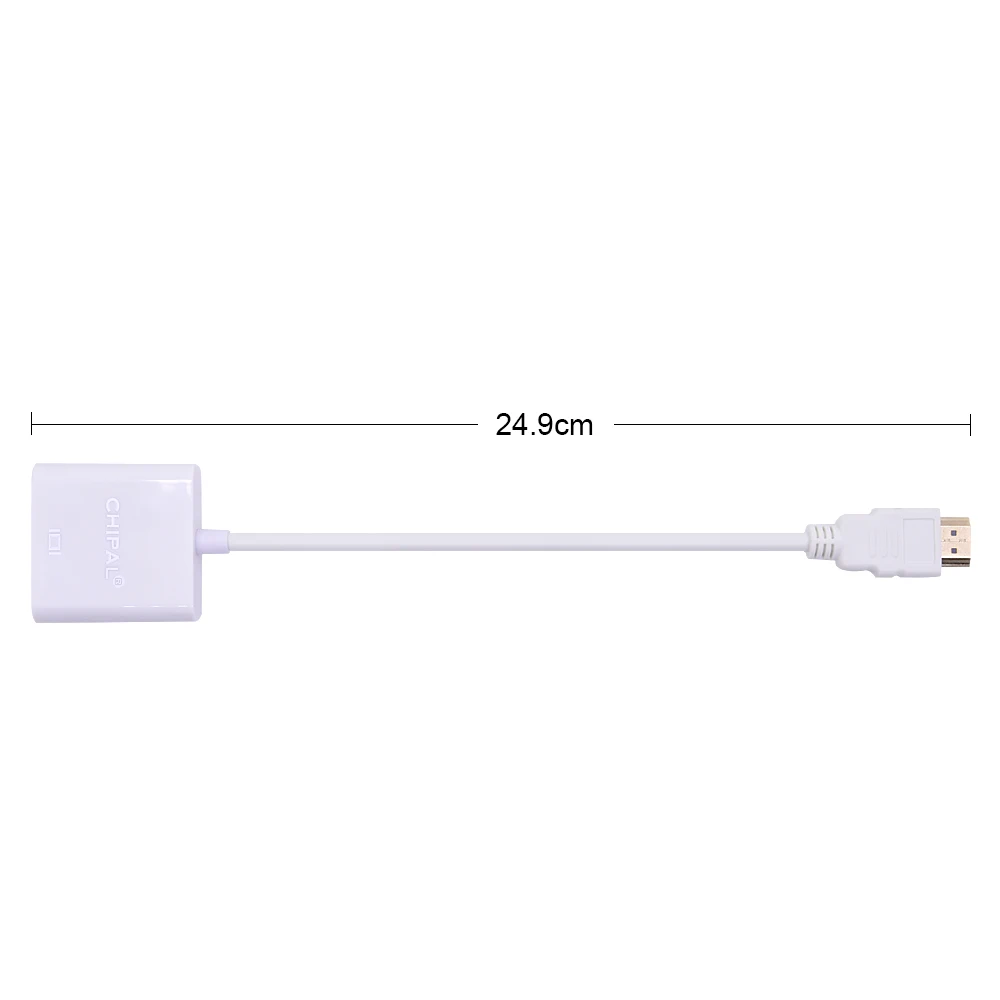 CHIPAL HD 1080P HDMI2VGA адаптер кабель для HDMI в VGA конвертер настольного ноутбука все одном