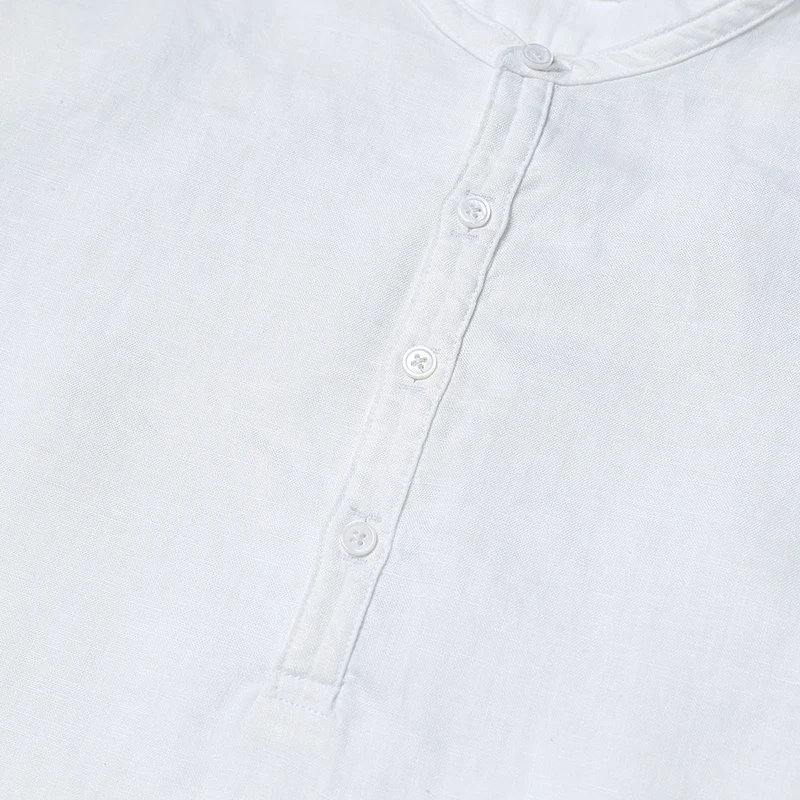 Мужская рубашка с короткими рукавами SIMWOOD белая однотонная приталенная без