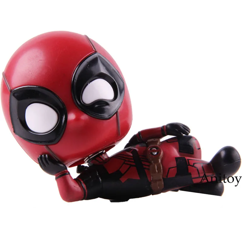 B Without retail box Cosbaby Q версия Дэдпул поплавок горячие игрушки Marvel Герой Дэдпул фигурка Коллекционная модель игрушки - Цвет: B Without retail box