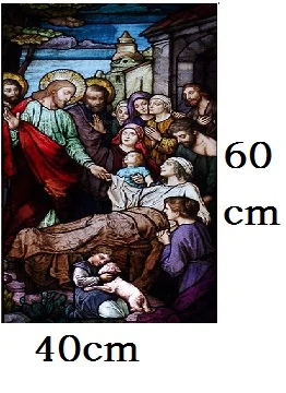 014 40cm by 60cm На заказ оконная пленка Европейская многоцветная Ретро статическая пленка Иисус церковь индивидуальный гардероб дверь стекло цветная пленка матовая - Цвет: 014 40cm by 60cm