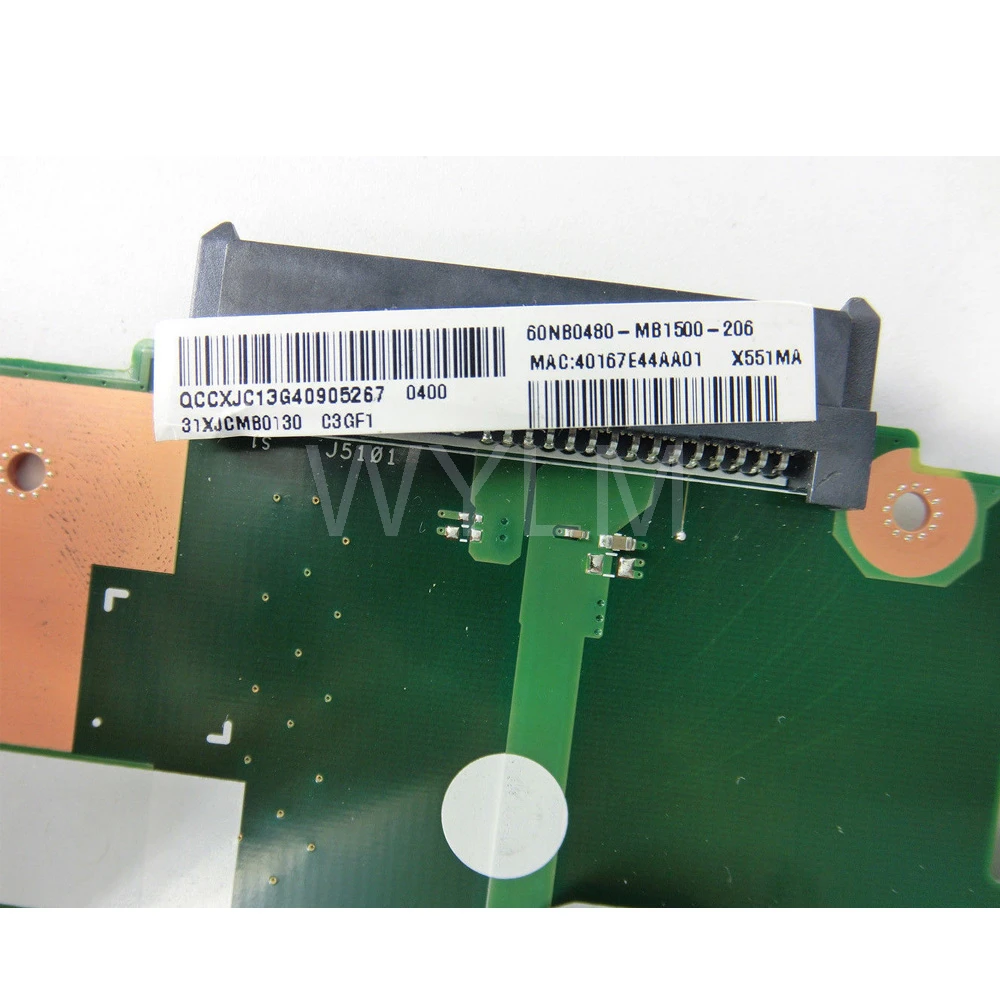 X551MA с N2815 Процессор REV 2 0 Материнская плата Asus ноутбука DDR3 60NB0480 MB1500 206 100% прошедший