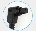 5cm longth-C2 TEYELEEC 2,5 мм DC адаптер затвора Соединительный кабель Шнур для Canon Nikon sony - Цвет: 5cm longth-C2