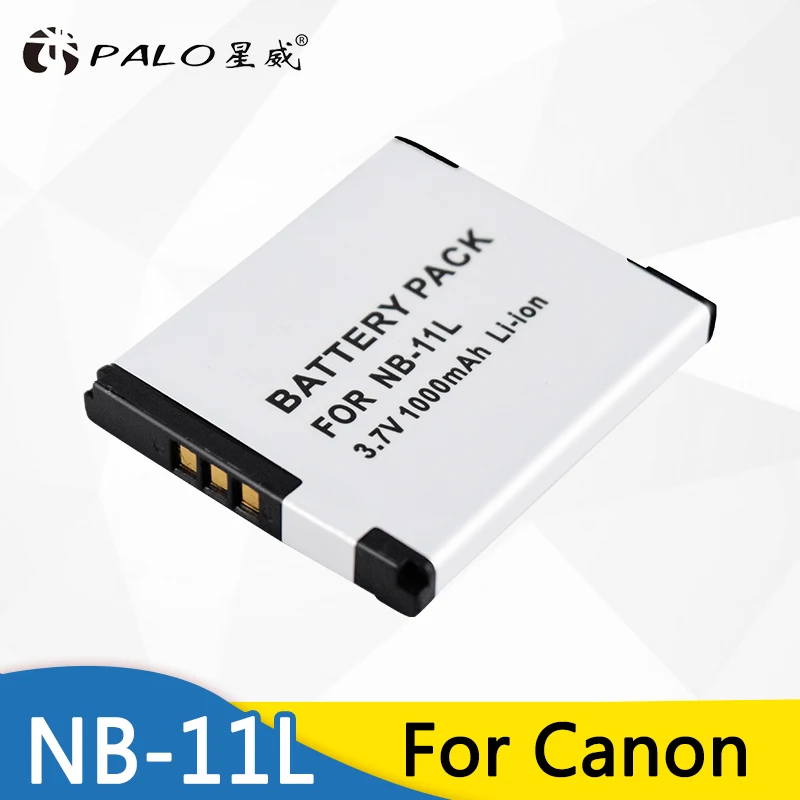 

Palo 1pcs 3.7V 1000mAh NB-11L NB 11L NB11L Camera Battery For Canon A2600 A3500 A4000IS IXUS 125 132 140 240 245 265 155 HS