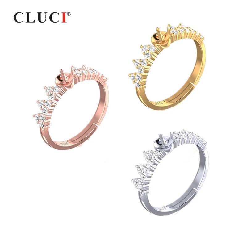 

Кольцо женское из серебра 925 пробы с цирконом и жемчугом