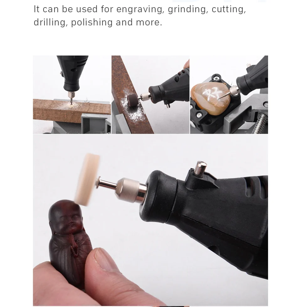 Tungfull 361 шт./лот электроинструменты Dremel роторный инструмент набор аксессуаров подходит для Dremel дрель шлифовка полировка Dremel аксессуары