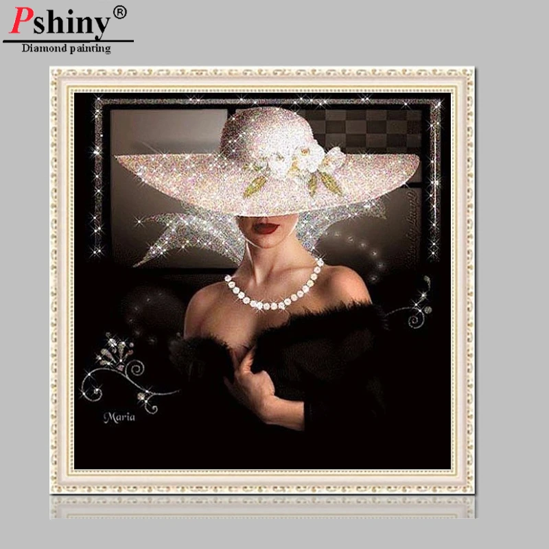3d Алмазная живопись Pshiny сделай сам портрет вышивка крестиком алмазная красота