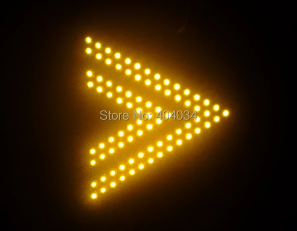 2 шт. 11X12.5cm 84led Автомобильный светодиодный сигнал поворота Индикатор светильник led