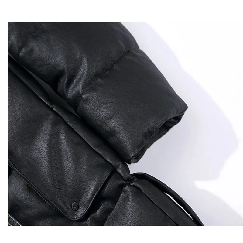 Новая модная хлопковая куртка Для мужчин молодежи с длинным S зима Куртки парка