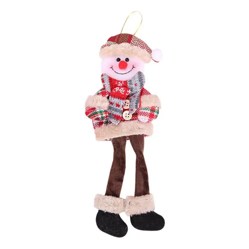 Snowman Веселый Рождественский Санта Клаус Снеговик орнамент с оленями Декор праздничные вечерние украшения на елку - Цвет: Snowman
