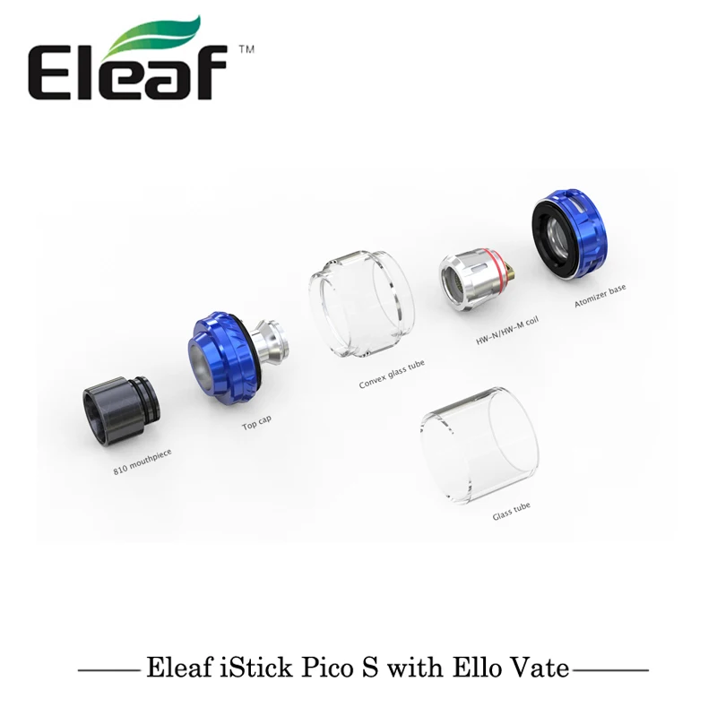 Оригинальный Eleaf iStick Pico S 21700 комплект с 6 мл атомайзером ELLO VATE HW-M HW-N катушка