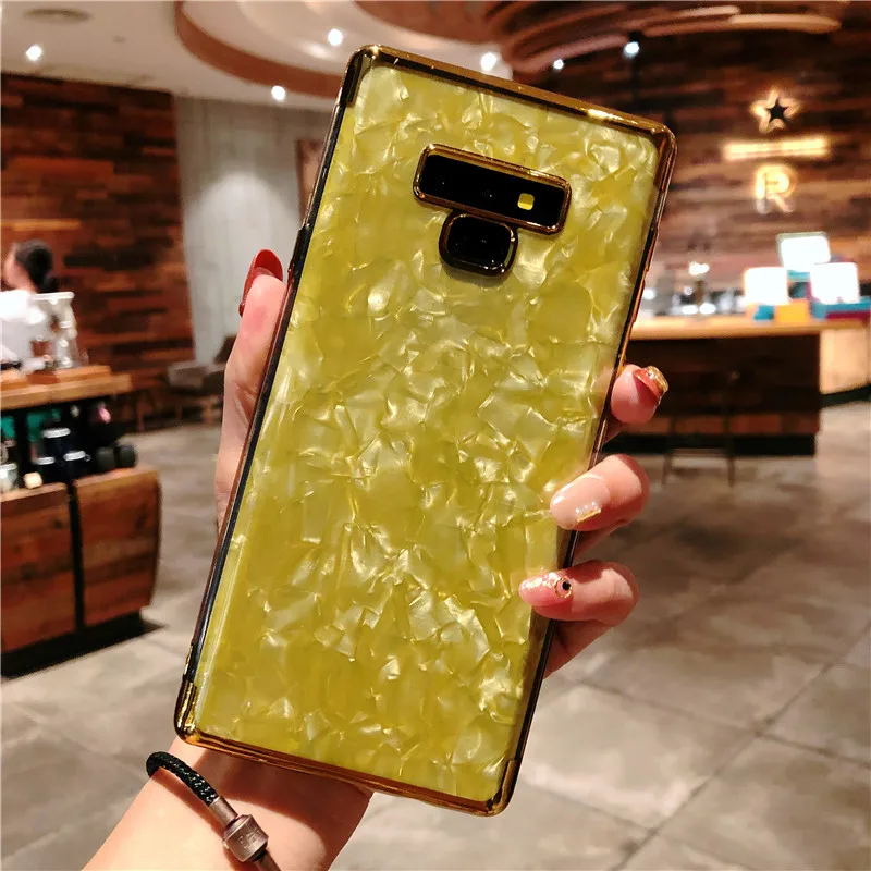 Мрамор чехол на мобильный телефон для samsung Note 9 8 S10 S10E S9 S8 плюс S7 S6 край Bling ТПУ M10 M20