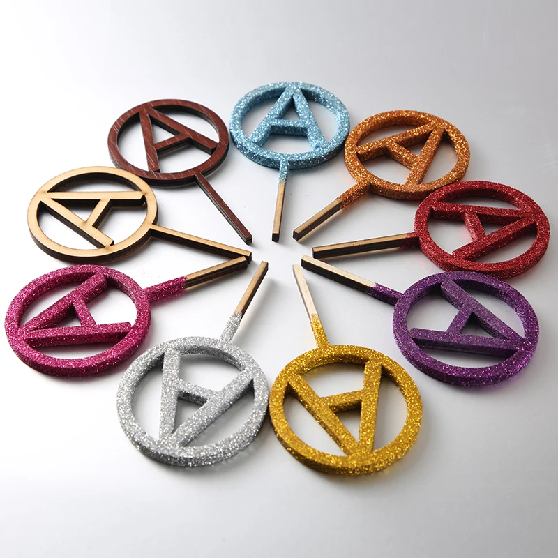 Персонализированный Деревянный Топпер для свадебного торта с именами и датой