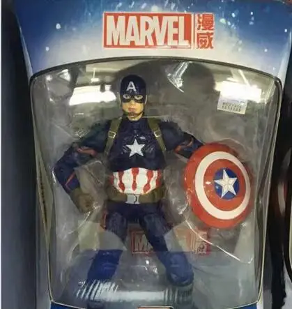 Marvel Мстители Железный человек Черная пантера Hawkeye Капитан Америка Вдова Человек паук ПВХ фигурка
