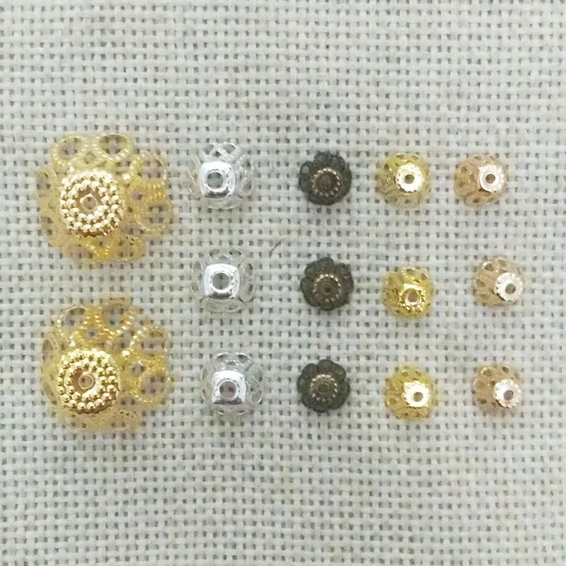 Колпачки для кисточек Обжимные бусины прокладка серег жемчужный соединитель