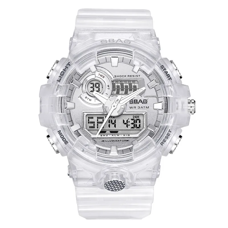 Reloj mujer модные светящиеся электронные будильник большие спортивные часы женские