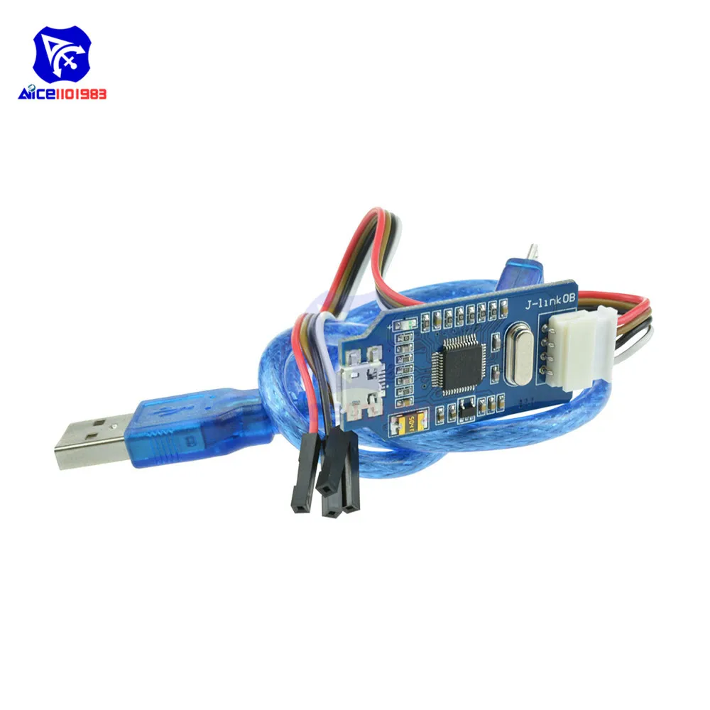 OB ARM эмулятор отладчик программист Загрузчик заменить V8 SWD M74 для Arduino J-Link с микро USB кабель 4-контактный перемычка