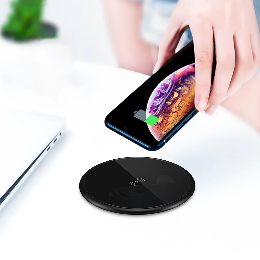 Настольное Беспроводное зарядное устройство для iPhone X 8 8Plus быстрая Подставка