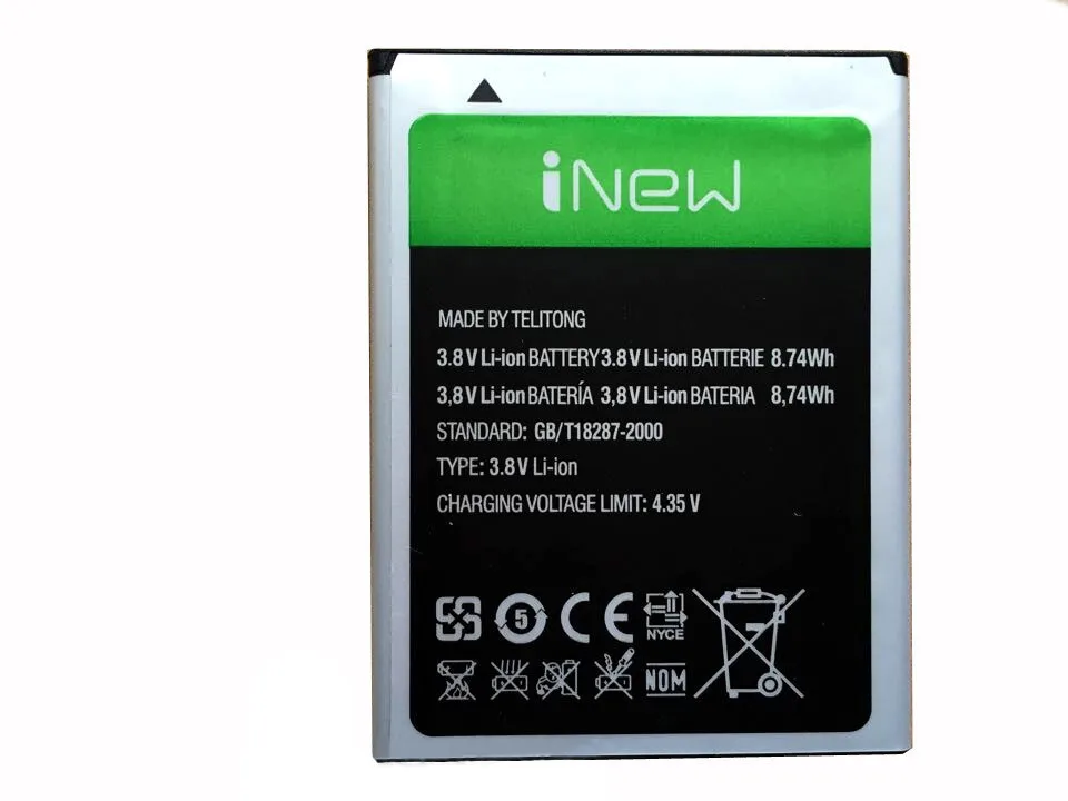 Новый высококачественный оригинальный аккумулятор для INEW V3 перезаряжаемый 2300mAh