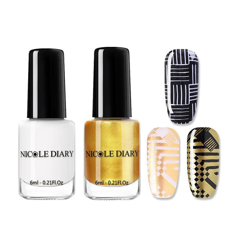set 44 NICOLE дневник стемпинг ногтей покрытие штамп шаблоны набор мраморный Flowder изображения печатные пластины Комплект ногтей лак трафарет - Цвет: set 44