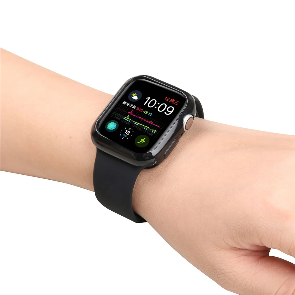 Новый дизайн ТПУ защитный чехол для Apple Watch серии 6 5 4 SE Ударопрочный силиконовый