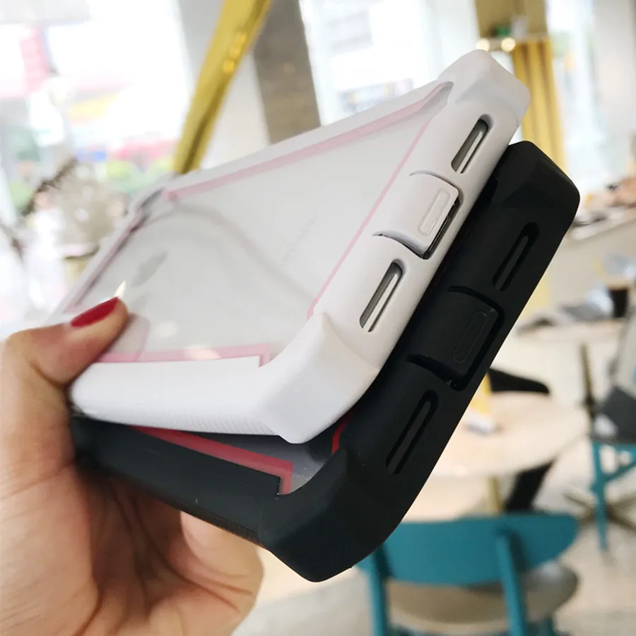 Высококачественный прозрачный чехол для телефона iPhone 12 11 Pro XS Max XR X 6S 7 8 Plus