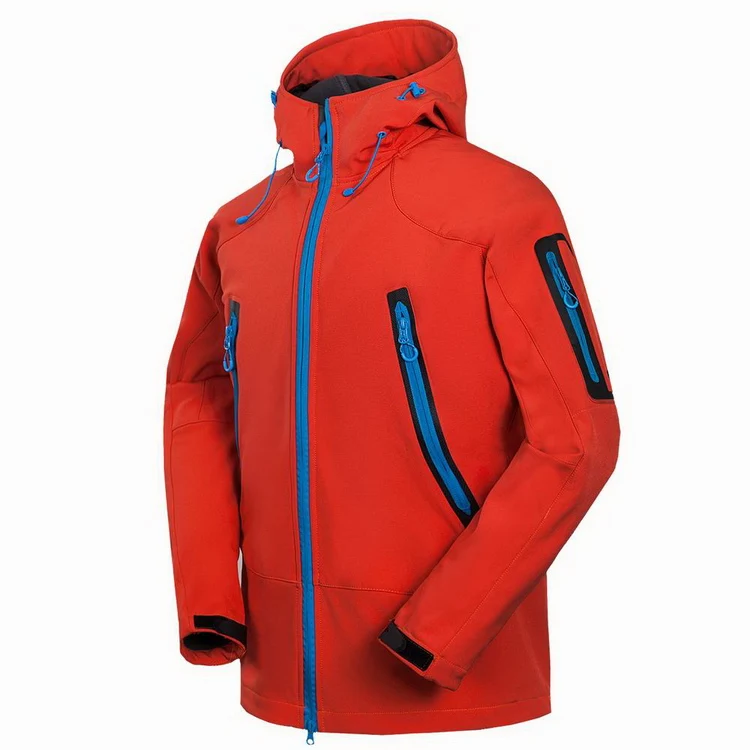 

Spring Autumn Camping Hiking Jackets Men Outdoor Sport Softshell Waterproof Coat Trekking Climbing Cycling Ski Windbreaker