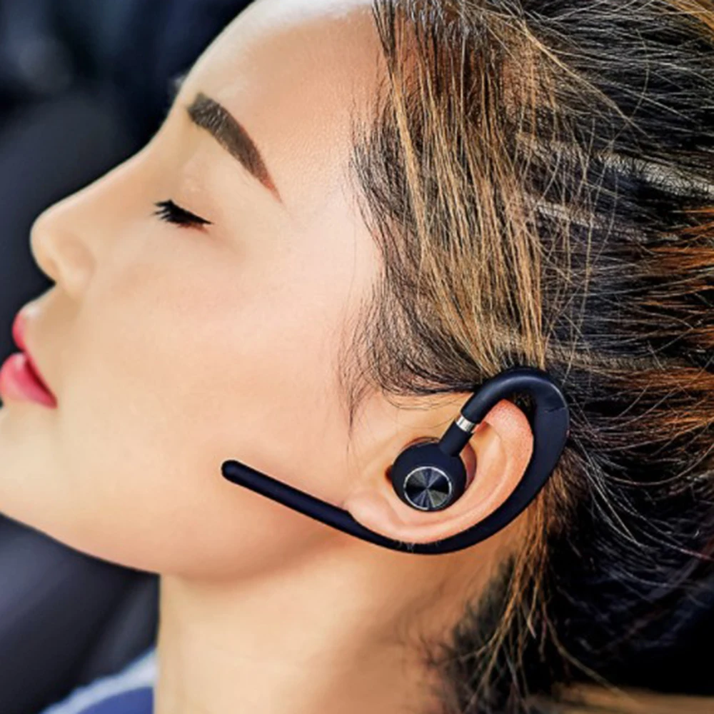 Беспроводная гарнитура Bluetooth 5,0, деловые наушники, наушники-вкладыши, стерео наушники с Bluetooth для телефона, наушники с аккумулятором 120 мАч