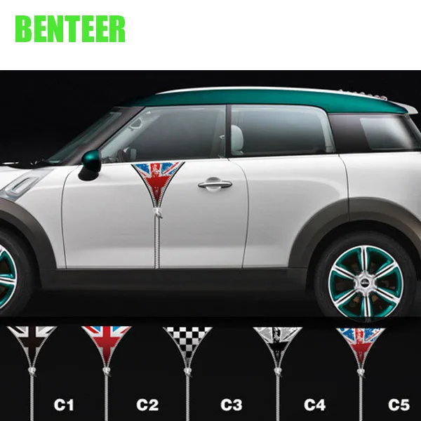 2 шт./лот хорошего качества ПВХ MINI Cooper Clubman Countryman Paceman Coupe Roadster One S Наклейка для
