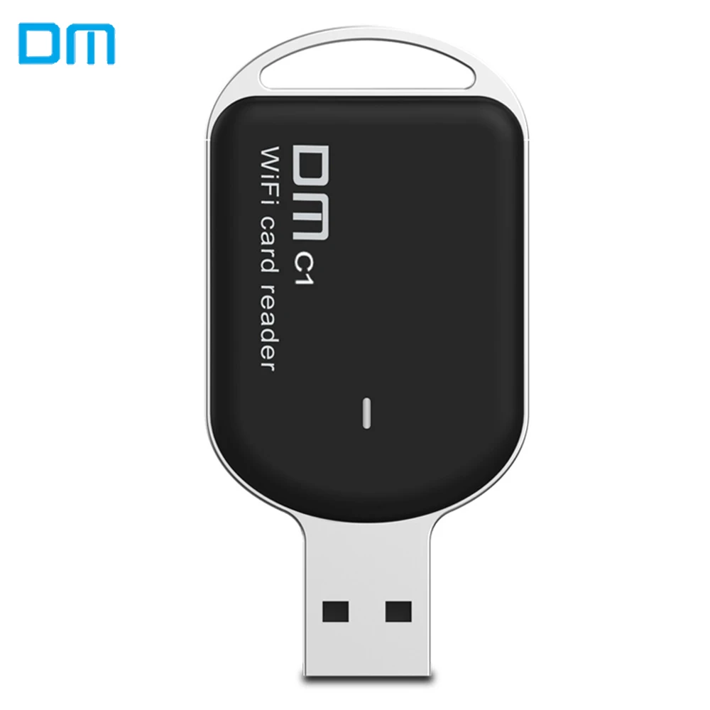 DM C1 wfd011 Беспроводной Wi-Fi TF Card Reader USB 2.0 Интерфейс с точка доступа для смартфонов