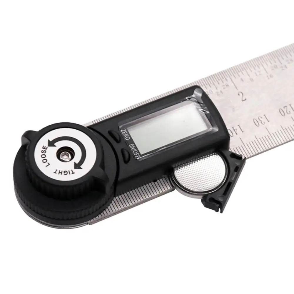 

200mm Digital Protractor Inclinometer Goniometer Level Measuring Tool Electronic Angle Gauge Stainless Steel Angle Ruler