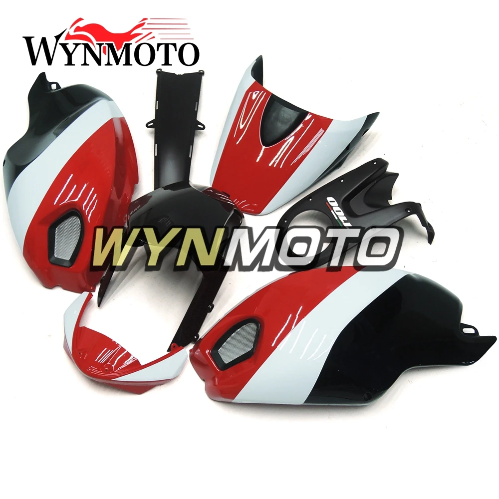 

Complete Fairings For Ducati 696 796 795 2009-2011 Injection ABS Plastics M1000 M1100 09 10 11 12 Sportbike White Black Red Kits