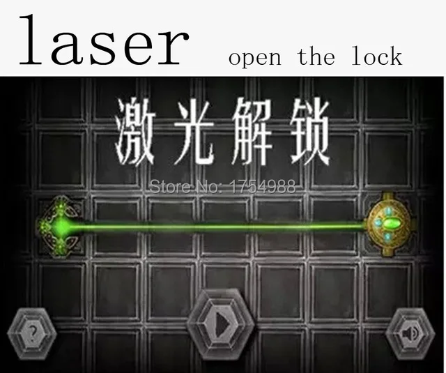 Электронный лазерный излучатель 100 мВт зеленый/красный приемник облучения