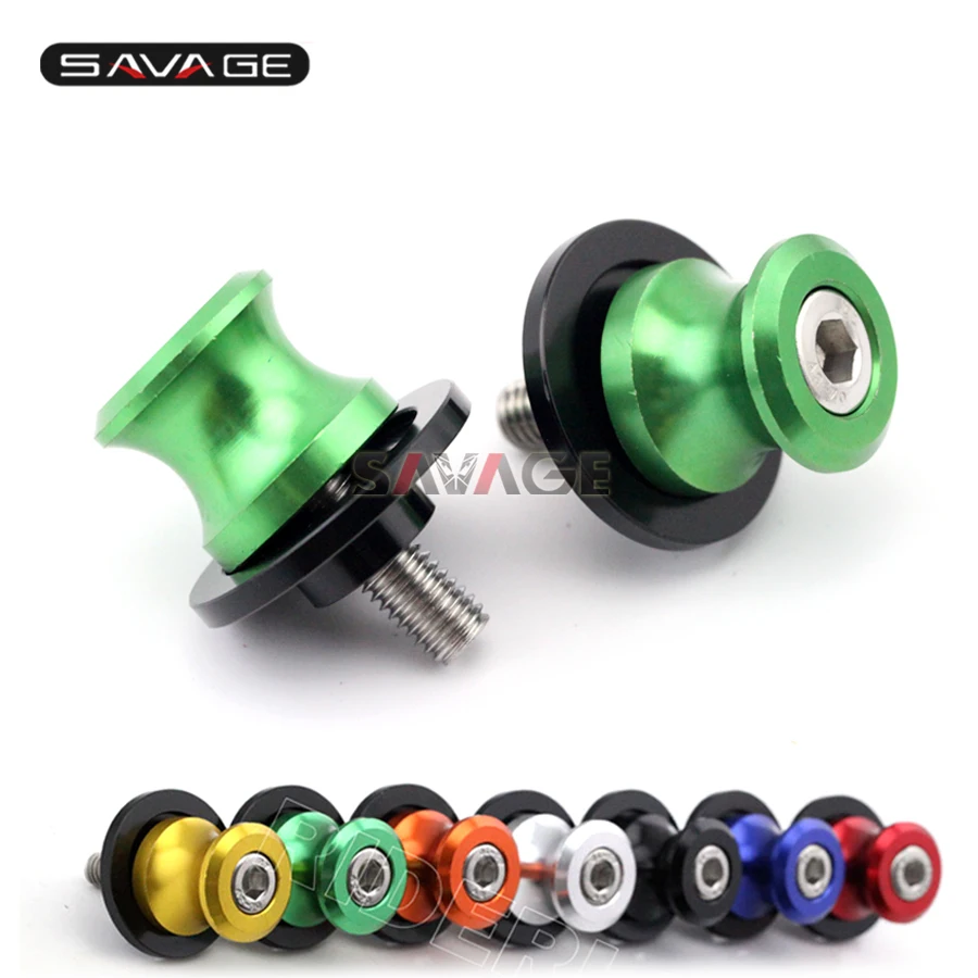 Swingarm Катушки слайдер стенд винт для KAWASAKI Z650 Z800 Z900 Z1000 Z1000SX ZX6R ZX10R ниндзя аксессуары