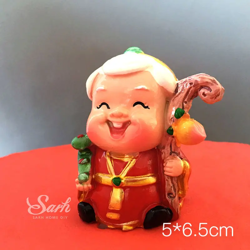 Longevity god 4 Ins Бог долголетия украшения китайское благословение слово с днем рождения дедушка бабушка принадлежности для юбилейной вечеринки сладкие подарки - Цвет: Longevity god 4