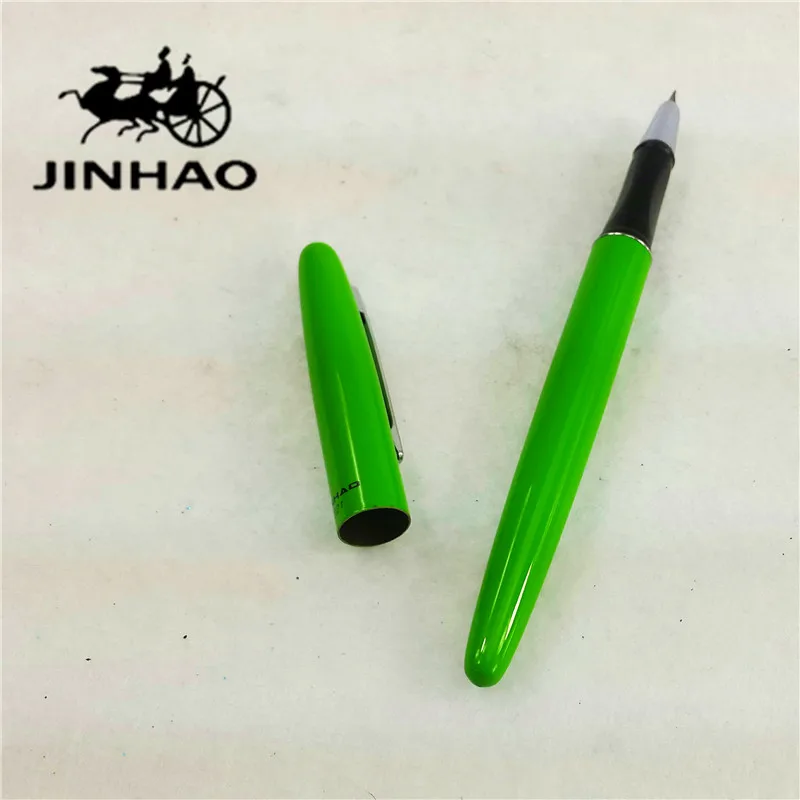 1 шт./лот Зеленый JINHAO Ручки Jinhao 321 Fountain Pen Caneta Tinteiro Чернилами Канцелярские Papelaria