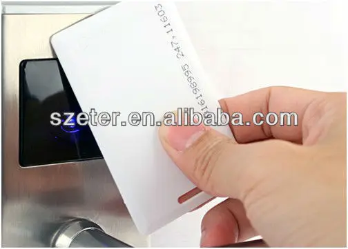 Цифровая rf карта блокировка ключа отеля с Pro Usb картами (1 шт. замок 1 кодер 5 карт