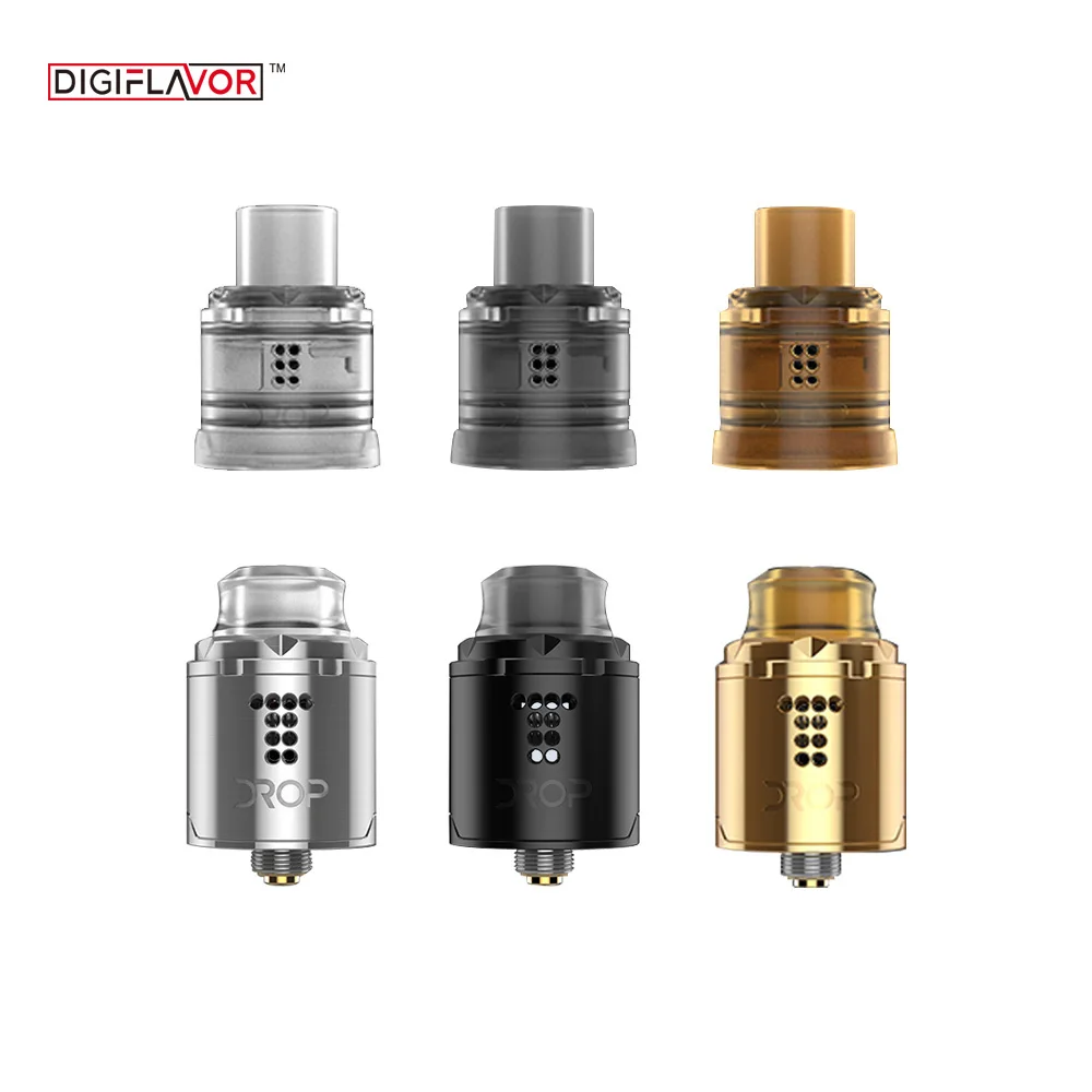 Оригинальный Digiflavor падение Solo RDA распылитель для электронной сигареты резервуар