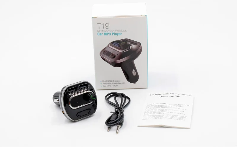 AGETUNR Bluetooth автомобильный комплект громкой связи MP3 плеер fm-передатчик 2 USB 5 В 3.4A Поддержка TF карты и USB музыка и AUX линейный выход
