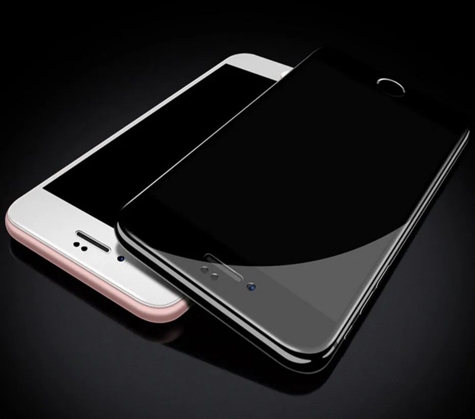 2 шт./лот 3D полное покрытие мягкий край закаленное Стекло для iphone 6s 6 Экран